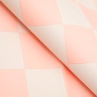 Пленка для цветов "Шахматка", розовая, 0,58 х 0,58 м 6893373