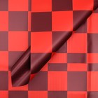 Пленка для цветов "Шахматка", красная, 0,58 х 0,58 м - фото 9396934