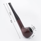 Курительная трубка для табака "Командор", классическая, 15 х 4х 3.7 см - Фото 1