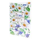 Открытка "С Днем Рождения!" ромашки, колокольчики - фото 21366351