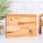 Доска разделочная и сервировочная "Прямоугольник" с желобом  32х22х1,8 см - фото 24304005