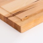 Доска разделочная и сервировочная "Прямоугольник" с желобом  32х22х1,8 см - фото 24304007