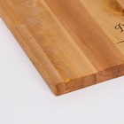 Доска разделочная Дарим Красиво «Прямоугольник», металлическая ручка, 24×18×1.8 см, дерево - Фото 4