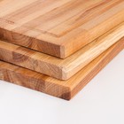 Набор досок разделочных Дарим Красиво «Прямоугольник», 3 шт., 32×22×1.8 см, 29×20×1.8 см, 24×18×1.8 см, дерево - Фото 6