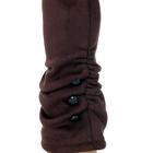 Перчатки женские, безразмерные, цвет коричневый - Фото 2