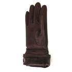 Перчатки женские, безразмерные, цвет коричневый - Фото 3