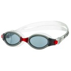 Очки для плавания Atemi B501, силикон, цвет чёрный/красный - фото 298498058