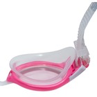 Очки для плавания Atemi B503, силикон, цвет розовый/белый - Фото 4