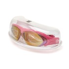 Очки для плавания Atemi N5201, силикон, цвет розовый - Фото 5