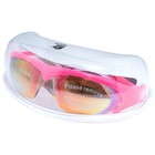 Очки для плавания Atemi N5201, силикон, цвет розовый - Фото 6