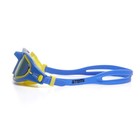 Очки для плавания Atemi N5300, силикон, цвет синий/жёлтый - Фото 2