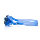 Очки для плавания Atemi B1001M, зеркальные, силикон, цвет синий - Фото 2