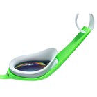 Очки для плавания Atemi N604M, силикон, цвет салатовый - Фото 4