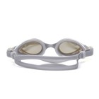 Очки для плавания Atemi N9202M, силикон, цвет серебро - Фото 3