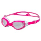 Очки для плавания Atemi B602, детские, силикон, цвет розовый/белый - фото 109489764