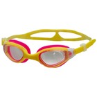 Очки для плавания Atemi B603, детские, силикон, цвет жёлтый/розовый - фото 109859857