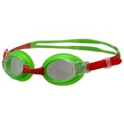 Очки для плавания Atemi M304, детские, силикон, цвет зелёный/красный - фото 298498176