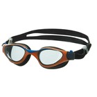 Очки для плавания Atemi M701, детские, силикон, цвет чёрный/оранжевый - фото 295315151