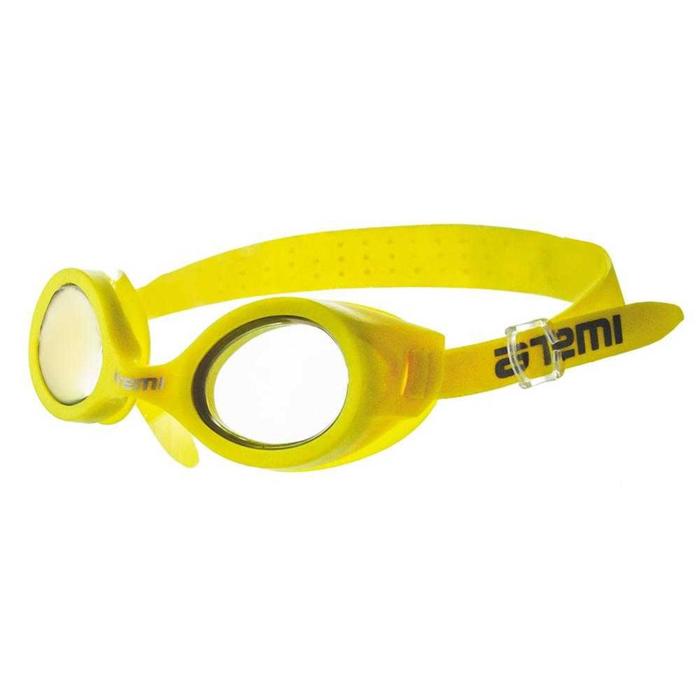 Очки для плавания Atemi N7302, детские, силикон, цвет жёлтый - Фото 1