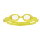 Очки для плавания Atemi N7902Y, детские, силикон, цвет жёлтый - Фото 3