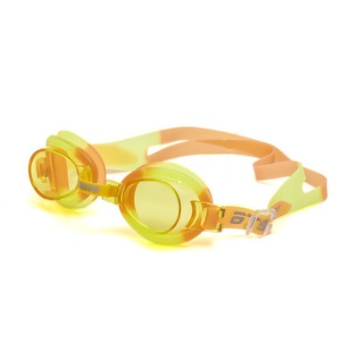 Очки для плавания Atemi S305, детские, PVC/силикон, цвет жёлтый/оранжевый