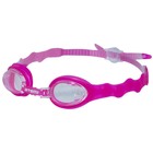 Очки для плавания Atemi S402, детские, силикон, цвет фуксия - фото 295315227