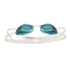 Очки для плавания Atemi R302M, стартовые, зеркальные, силикон, цвет голубой - Фото 3