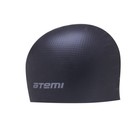 Шапочка для плавания Atemi DC502, силиконовая массажная, цвет чёрный - Фото 2