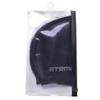 Шапочка для плавания Atemi DC502, силиконовая массажная, цвет чёрный - Фото 5