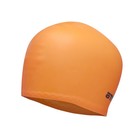 Шапочка для плавания ATEMI LC-08, силикон, для длинных волос, цвет оранжевый - фото 300762084