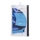Шапочка для плавания Atemi PSC301, детская, силикон, цвет голубой - Фото 5