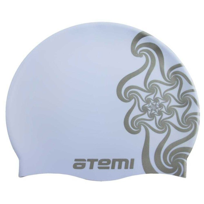 Шапочка для плавания Atemi PSC302, детская, силикон, цвет голубой - Фото 1