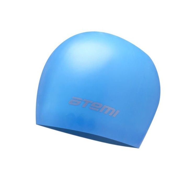 Шапочка для плавания Atemi RC301, силикон, цвет голубой