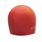 Шапочка для плавания Atemi RC304, силикон, цвет красный - Фото 3