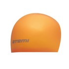 Шапочка для плавания Atemi SC306, силикон, цвет оранжевый - Фото 2
