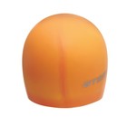 Шапочка для плавания Atemi SC306, силикон, цвет оранжевый - Фото 3