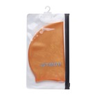 Шапочка для плавания Atemi SC306, силикон, цвет оранжевый - Фото 5