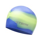 Шапочка для плавания Atemi MC209, силикон, цвет мультиколор - фото 295315547