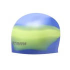 Шапочка для плавания Atemi MC209, силикон, цвет мультиколор - Фото 3
