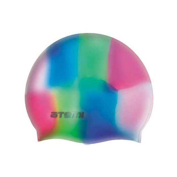 Шапочка для плавания Atemi MC405, детская, силикон, цвет мультиколор - Фото 1