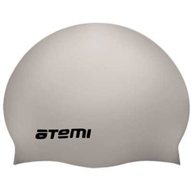 Шапочка для плавания Atemi, TC408, тонкий силикон, цвет серебро