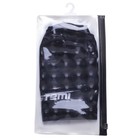Шапочка для плавания Atemi PU 200, тканевая с полиуретановым покрытием, цвет чёрный 3D - Фото 5