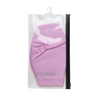 Шапочка для плавания Atemi PU 13, тканевая с полиуретановым покрытием, цвет розовый - Фото 2