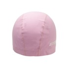 Шапочка для плавания Atemi PU 13, тканевая с полиуретановым покрытием, цвет розовый - Фото 5