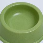 Миска бамбуковая малая, 15 х 4 см, 150 мл, зелёная - Фото 3
