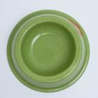 Миска бамбуковая малая, 15 х 4 см, 150 мл, зелёная - Фото 4