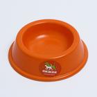 Миска бамбуковая малая, 15 х 4 см, 150 мл, оранжевая - Фото 1