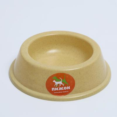 Миска бамбуковая малая, 15 х 4 см, 150 мл, бежевая