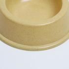 Миска бамбуковая малая, 15 х 4 см, 150 мл, бежевая - Фото 2