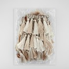 Тесьма для штор, с кистями и бусинами, 13 см, 5±0.5 м, белая, бежевая - Фото 3